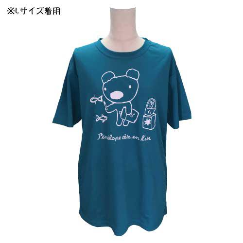 吸汗速乾ペネロペプリント半袖Tシャツ-A 商品画像