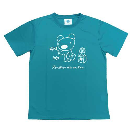 吸汗速乾ペネロペプリント半袖Tシャツ-A 商品画像 サムネイル