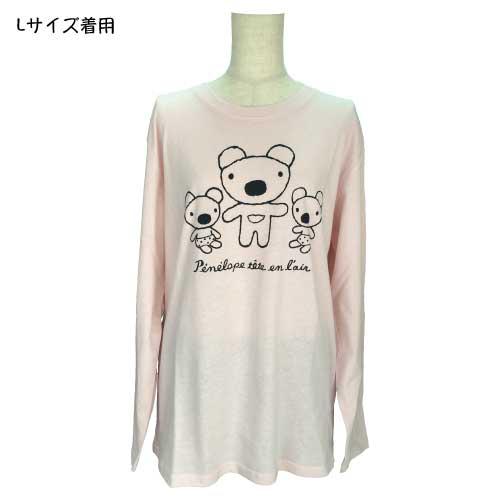 天竺ペネロペプリント長袖Tシャツ-A 商品画像