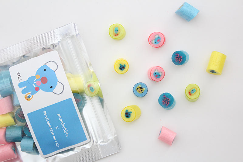 ペネロペ パパブブレ コラボキャンディが登場 お知らせ Penelope Tete En L Air の公式サイト